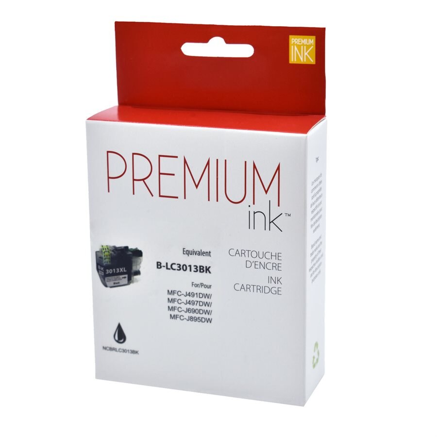 Brother LC3013XL Pigment Black Alternative Premium Ink